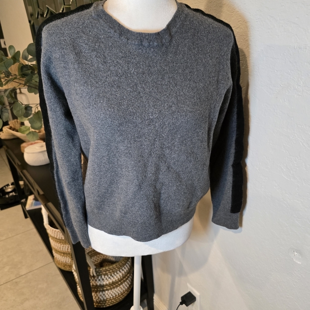 Neiman Men's Sport Merino Wool Crewneck Colorblock Sweater XL